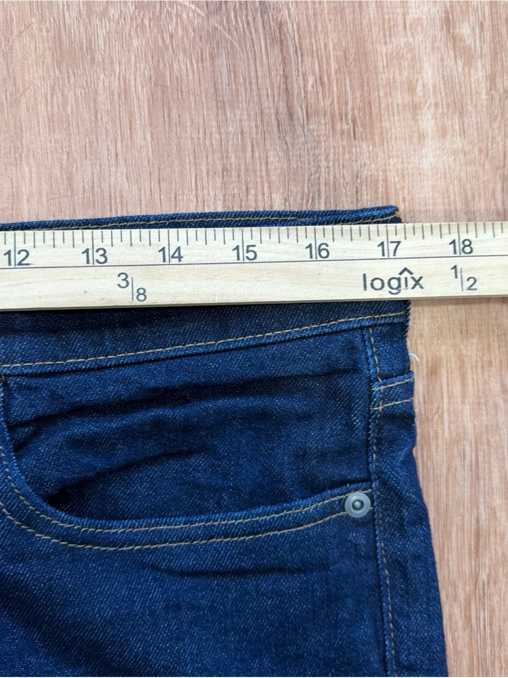 J. Crew 484 Jeans Mens 34x34 Blue Kurabo Japanese Denim Slim Tapered Fit Dark
